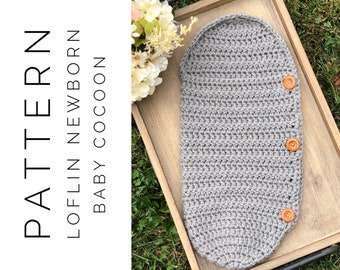 Loflin Newborn Baby Cocoon Crochet Pattern