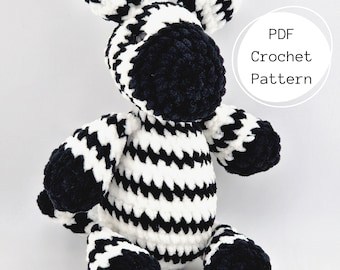 Zara the Zebra: Beginner-Friendly Amigurumi Crochet Pattern