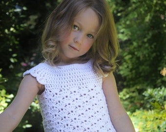 Mary's Shell Crochet Top Pattern for Toddlers