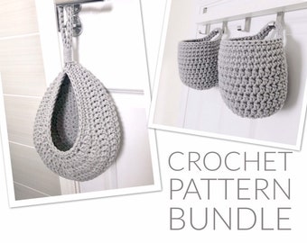 Crochet Hanging Basket Pattern Bundle Instantly