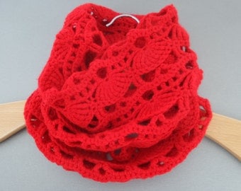 Skull Snood Scarf Crochet Pattern