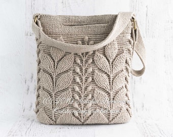 Spica Women's Embossed Crochet Bag Pattern