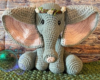 Everly Elephant Crochet Pattern: PDF Only