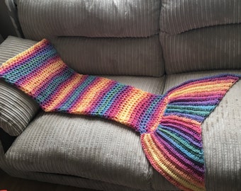 Mermaid Tail Blanket Pattern for All Ages