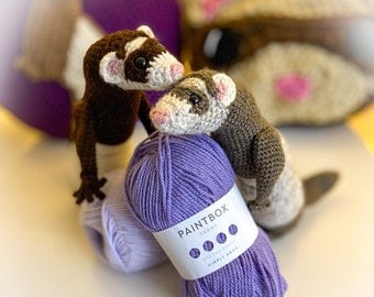 Fidget the Ferret Crochet Pattern - Amigurumi Plush Tutorial