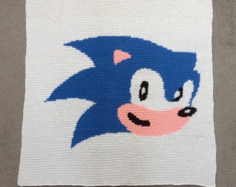 Sonic Baby Toddler Crochet Blanket Pattern