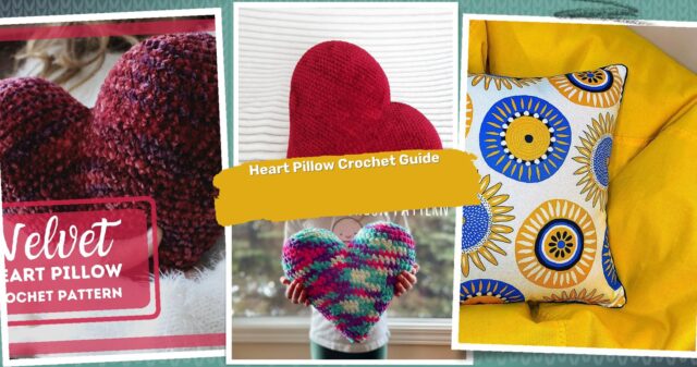 39 Heart Pillow Crochet Patterns: Perfect for Cozy Home Decor & Gifts