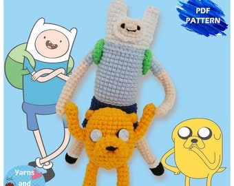 Adventure Time Finn & Jake Crochet Patterns