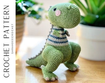 Walter T. Rex Crocheted Dinosaur Pattern