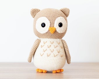 Aldric the Lovely Owl" Crochet Pattern