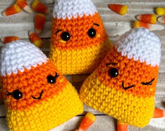 Crocheted Candy Corn Pattern Delight