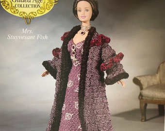 Gilded Age Barbie Crochet Dress Pattern