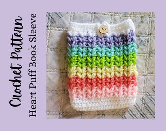 Crochet Pattern for Stylish Book Sleeve