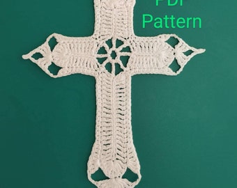 Crochet Cross Pattern: DIY Christmas & Baptism Gift