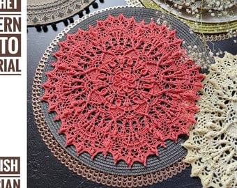 Nancy Crochet Doily Pattern with Photo Tutorial