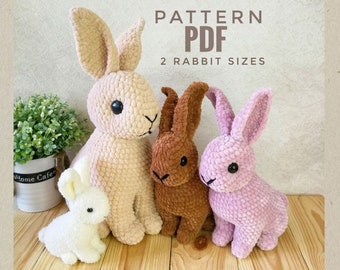Amigurumi Easter Bunny Crochet Pattern Tutorial