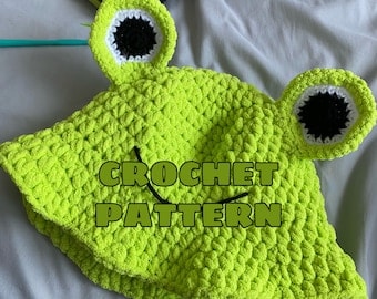 Handmade Frog Hat Crochet Pattern