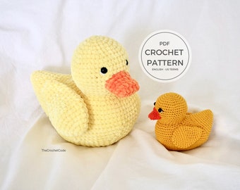 Crochet Rubber Duck Amigurumi Pattern (US Terms)
