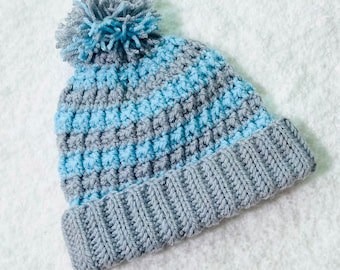Easy Crochet Beanie Pattern with Video Tutorial