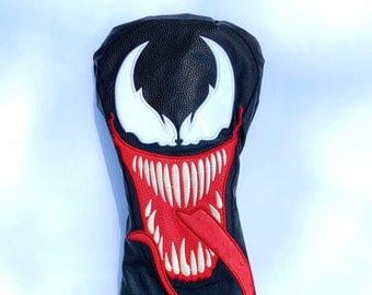 Hand-Crafted Venom Driver Crochet Headcover