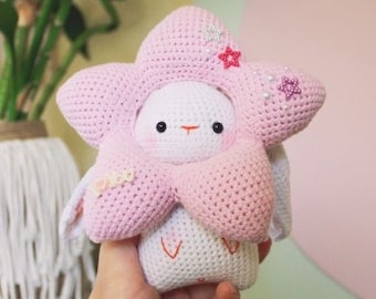 Starfish Rabbit Amigurumi Crochet Bunny Pattern