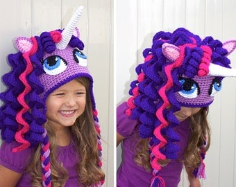 Easy Crochet Unicorn Hat Pattern for All