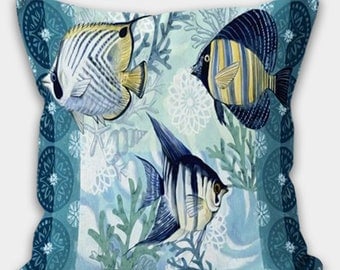Beachy Nautical Starfish Pillow Covers for Home Decor