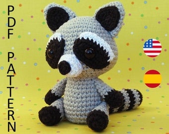 Cute Raccoon Amigurumi Crochet Design Pattern