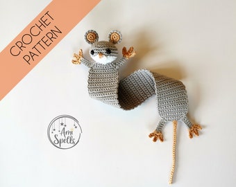 Handmade Crochet Mouse Bookmark Pattern PDF