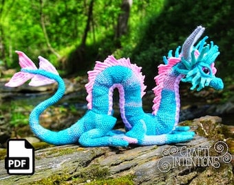 Eastern Dragon Crochet Pattern by Crafty Intentions