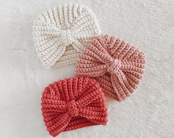 Crochet Baby Turban Pattern for All Ages