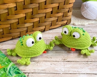 Frog Amigurumi Crochet Pattern PDF