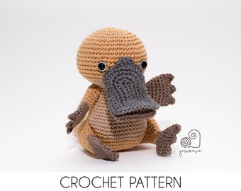 Paul the Platypus Crochet Plush Toy Pattern