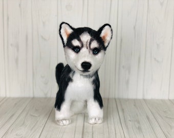 Husky Puppy Amigurumi Crochet Pattern