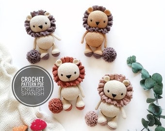 Ollie the Lion: Amigurumi Crochet Pattern