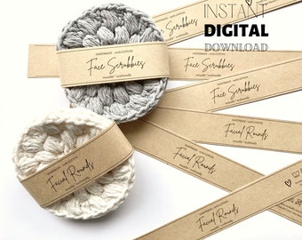 Printable Wrap Labels for Face Scrubbies