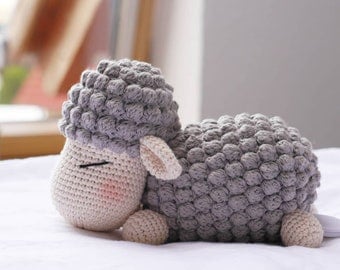 Frieda Lamb Crochet Pattern: Music Box Amigurumi