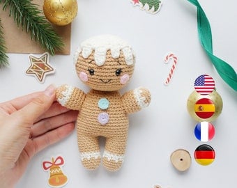 Easy Gingerbread Man Crochet Pattern for Beginners