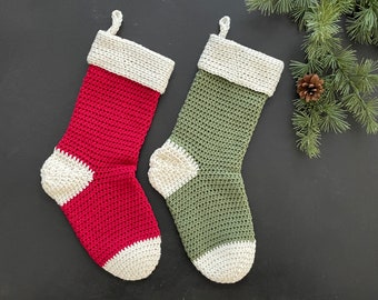Classic Crochet Christmas Stockings Pattern