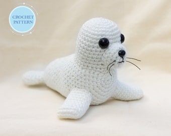 Crochet Pattern for White Sea Baby Seal