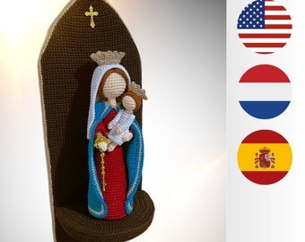 Multilingual Our Lady Virgin Mary Crochet Pattern