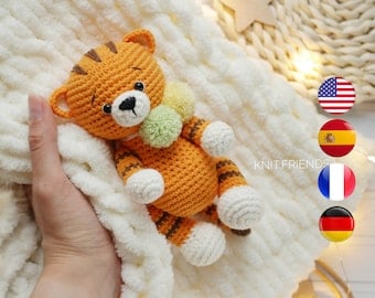 Easy Crochet Tiger Amigurumi & Safari Animals Pattern