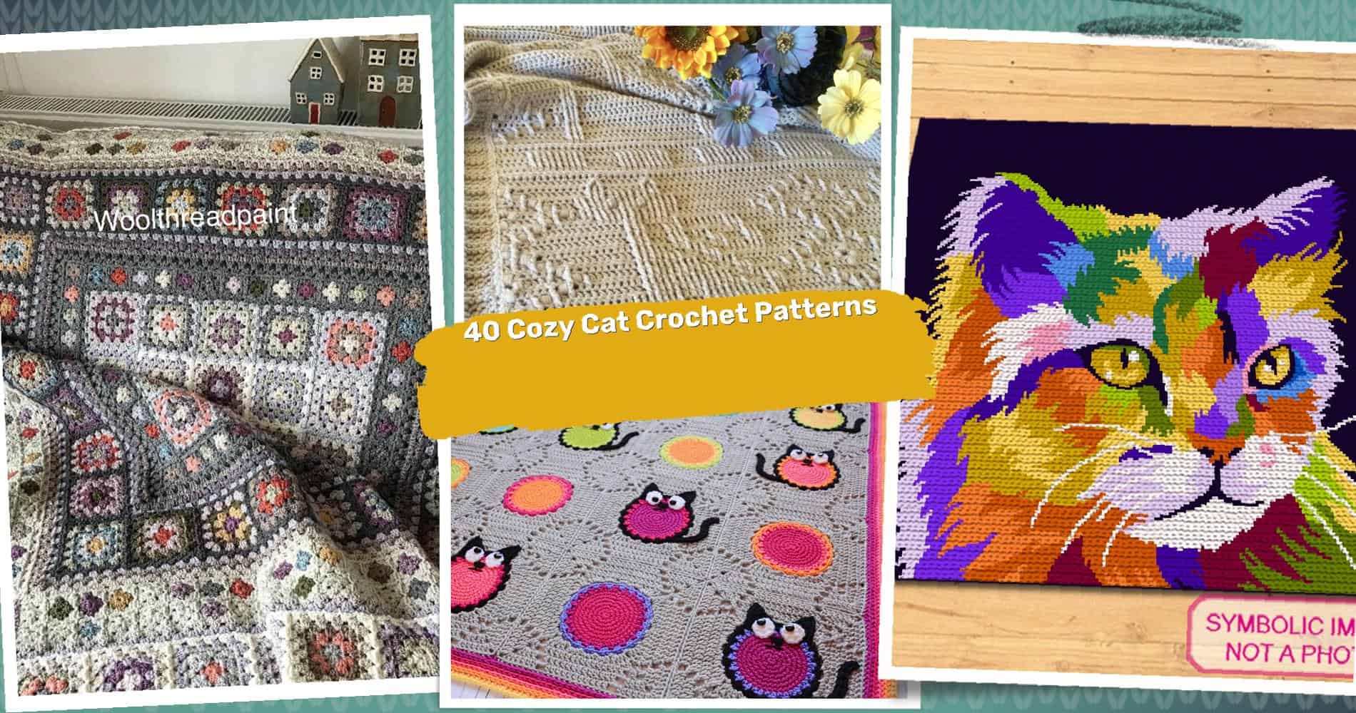 40 Cat Blanket Crochet Patterns: Fun and Cozy Designs for Your Furry Friend