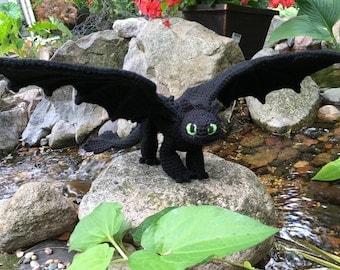 Toothless the Night Fury Crochet PDF Pattern