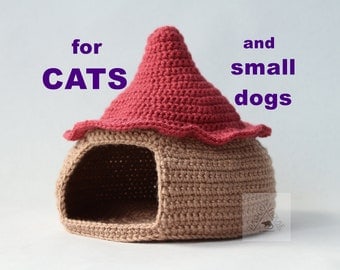 Crochet Pattern for Cozy Cat/Dog House