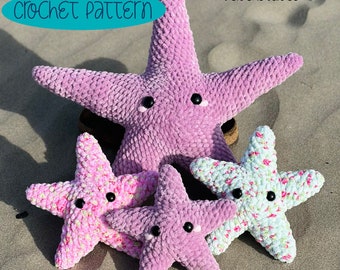 Starfish Crochet Pattern - No Sewing Needed!
