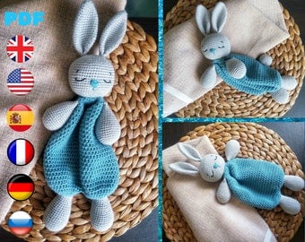 Cute Crochet Bunny Lovey: Amigurumi Pattern
