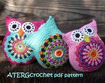 CUDDLY OWL Crochet Pattern by ATERGcrochet