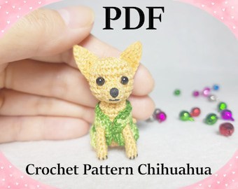 PDF Tiny Crochet Amigurumi Chihuahua Pattern