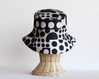 90's Abstract Dot Bucket Travel Hat